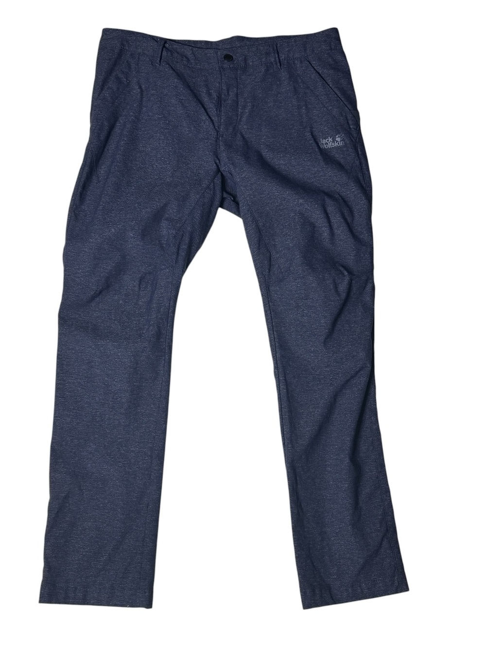 Jack Wolfskin Men’s L 36 Outdoor Hiking Pants Flex Shield Blue Stretch 31 Inseam